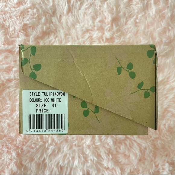 Ilse Jacobsen Tulip 140 laser cut slip on sneaker white sizes 8.5 9.5 10.5 NIB - Picture 10 of 12